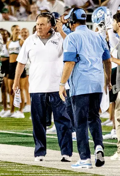 Belichick on sidelines