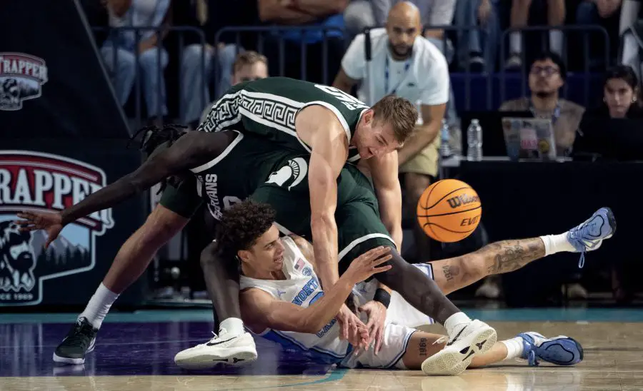 With ‘Jordan Rules’ applied to Caleb Wilson, Spartans’ physical play too much for Tar Heels