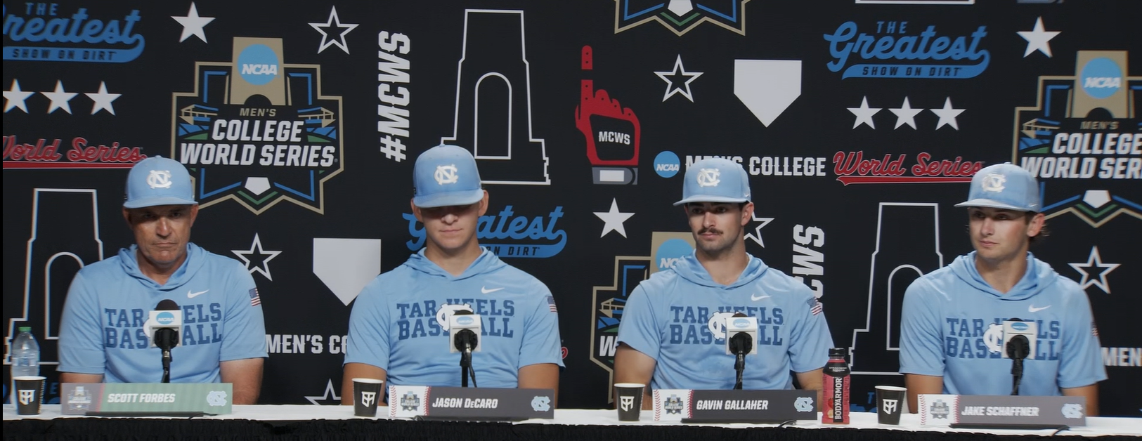 Thursday's UNC Baseball College World Series press conference video and transcript Thursday's UNC Baseball College World Series press conference video and transcript