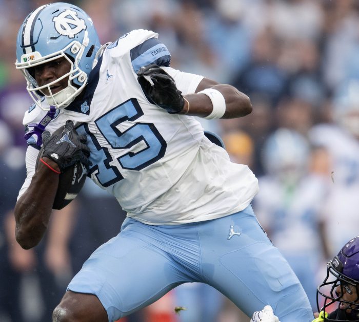 UNC tight end Jelani Thurman turns heads, tops last season’s numbers at Ohio State UNC tight end Jelani Thurman turns heads, tops last season’s numbers at Ohio State